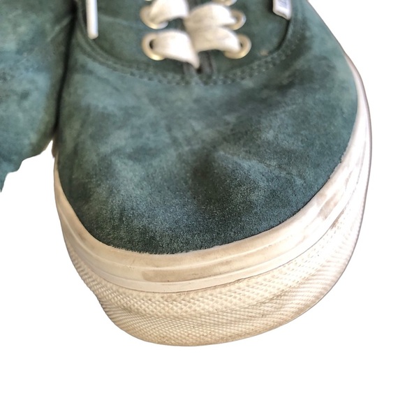 VANS Green Suede low-top Sneakers (size 9.0 Men/ 10.5 Women) - Picture 3 of 10
